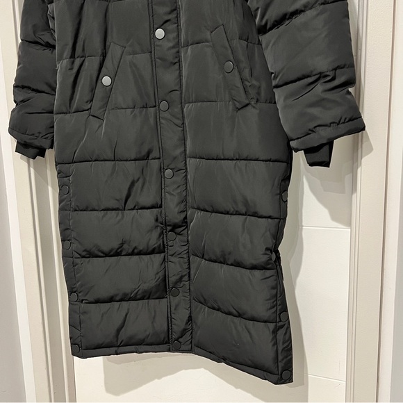 $285 NWT Black Free People x Universal Standard Everest Long Puffer Jacket - Picture 8 of 16